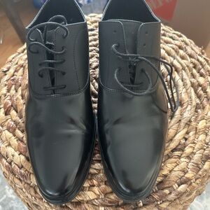 Zara Black Men's Oxfords Worn one time only